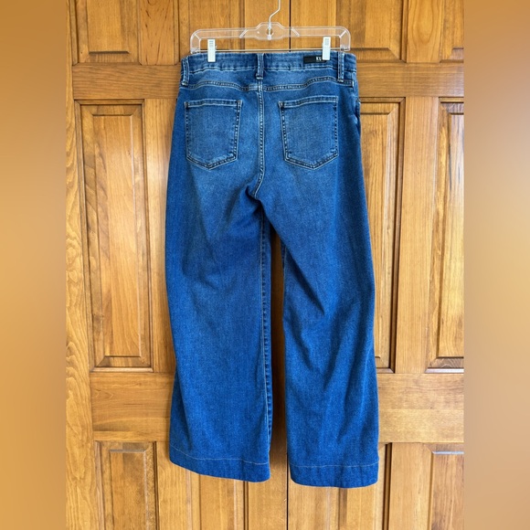 👖 Kut from the Kloth Dark MEG HIGH RISE FAB AB WIDE LEG Jeans 10 - Picture 3 of 9
